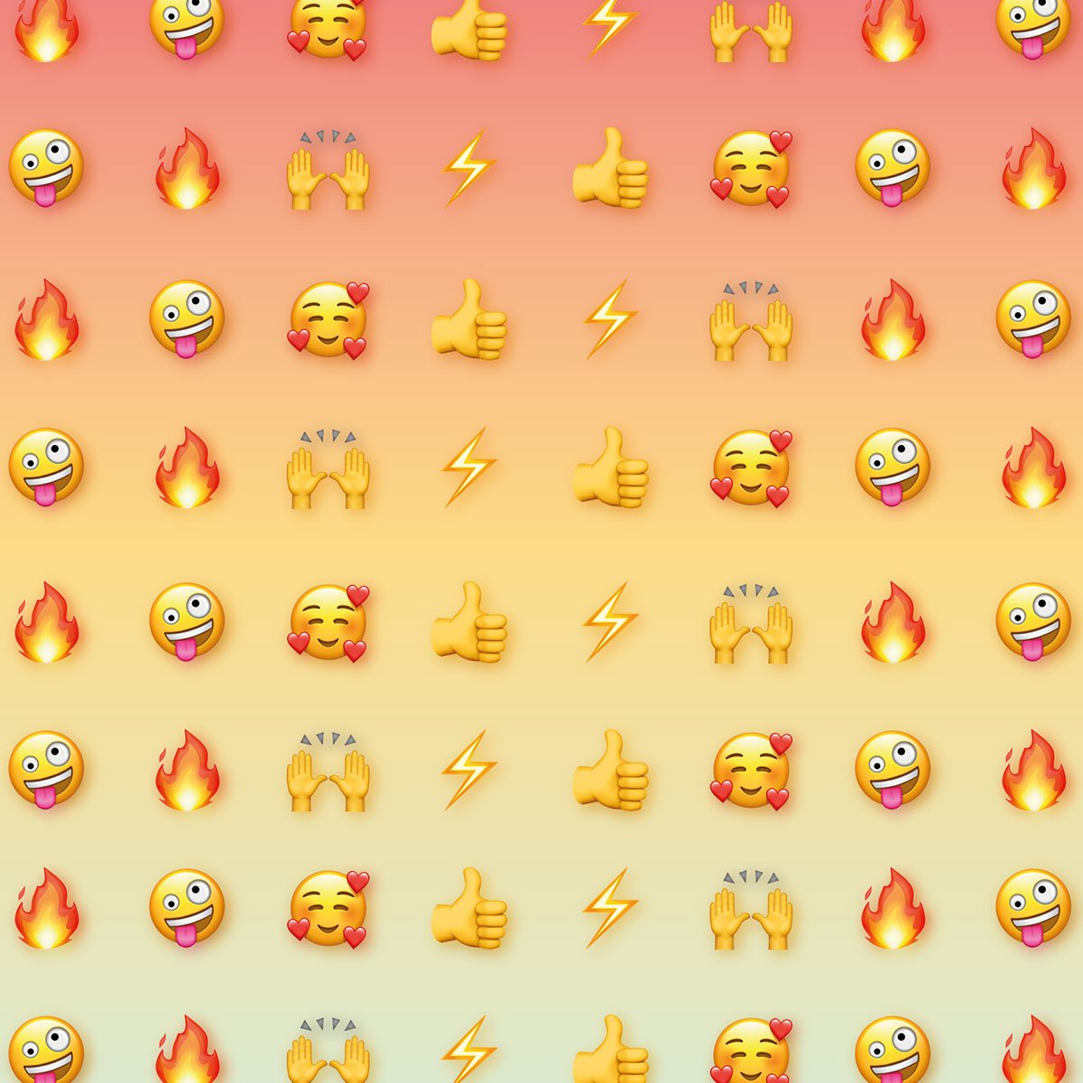 Emoji Pattern wrapping paper - fun personalised emoji and icon design variant