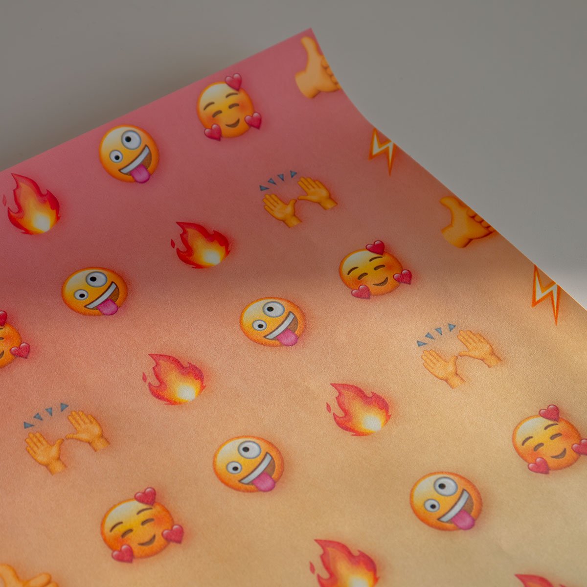 Emoji Pattern wrapping paper - fun personalised emoji and icon design variant