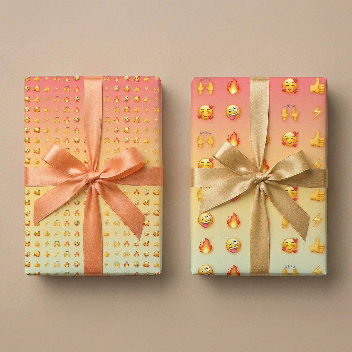 Emoji Pattern wrapping paper - personalised selection of colourful emoji icons