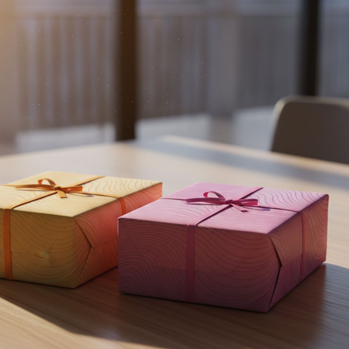 Secret Message personalised wrapping paper