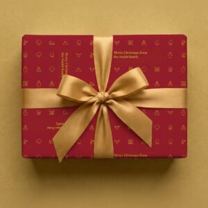 Personalised Family Christmas Wrapping Paper