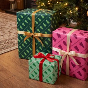Personalised Christmas Tree Wrapping Paper