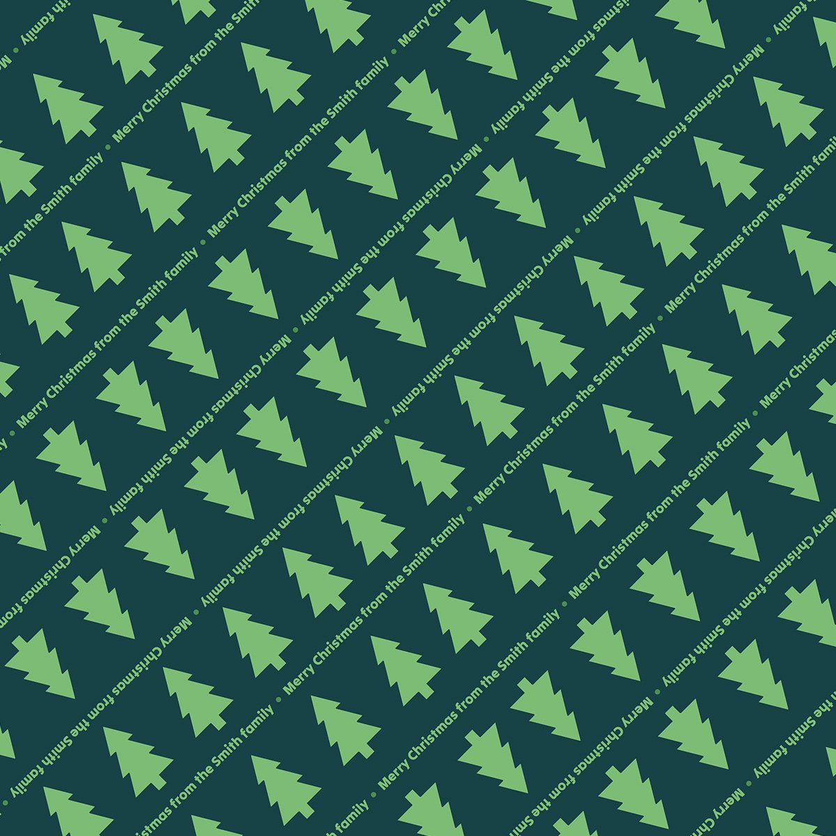 Personalised Christmas Tree Wrapping Paper - Image 10
