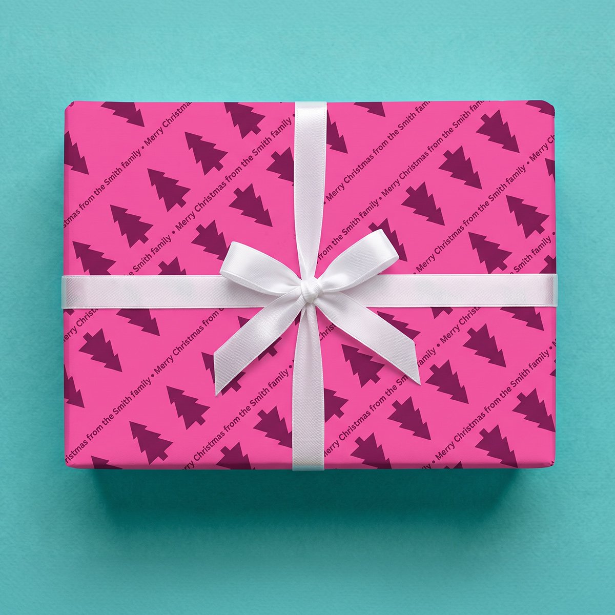Personalised Christmas Tree Wrapping Paper - Image 6