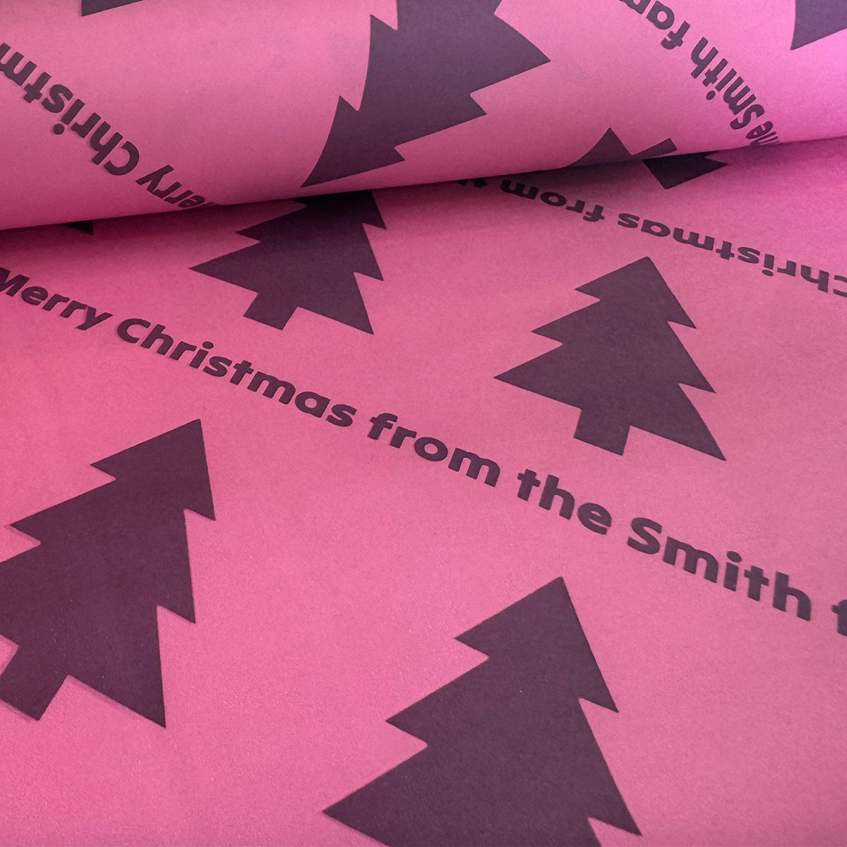 Personalised Christmas Tree Wrapping Paper - Image 5