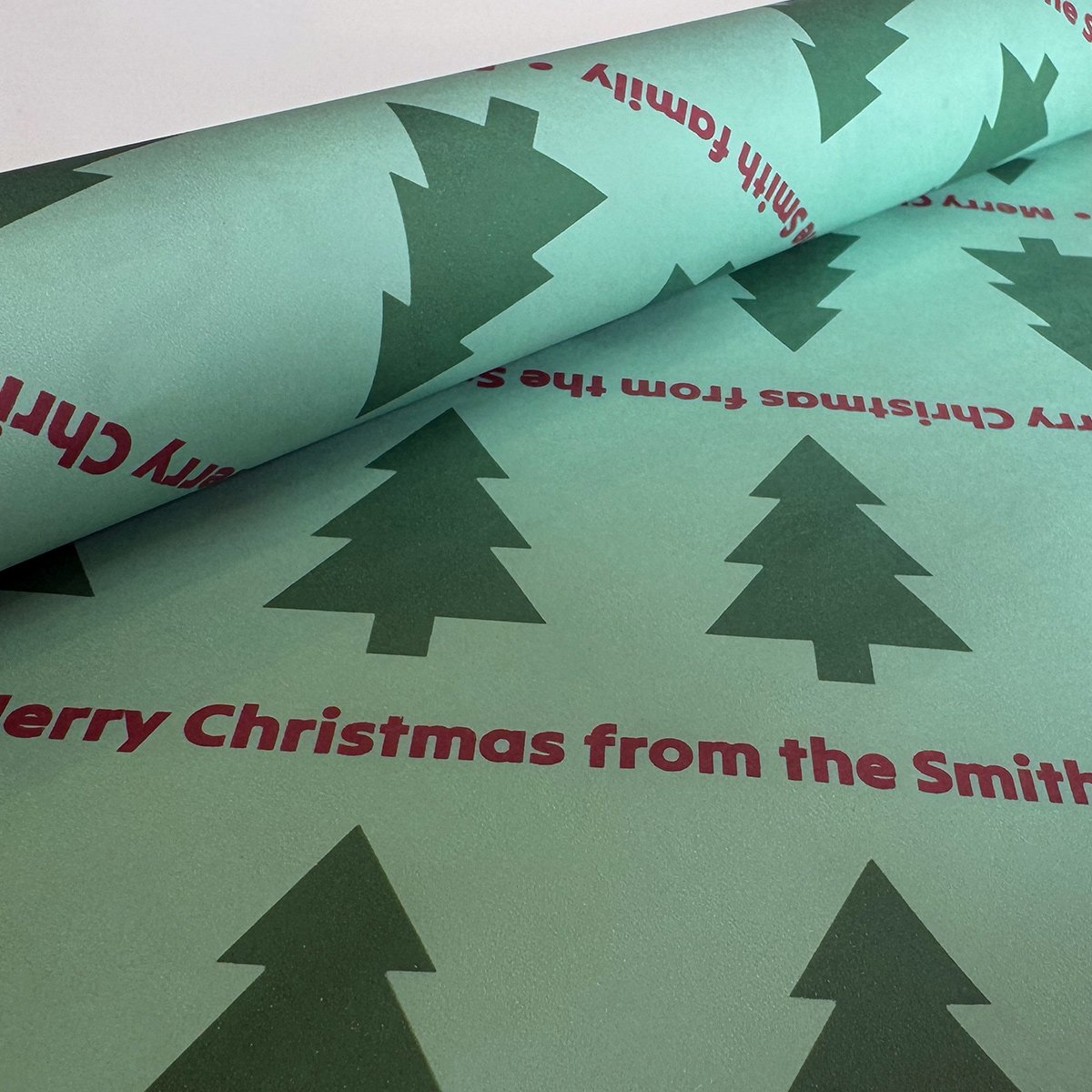 Personalised Christmas Tree Wrapping Paper - Image 2